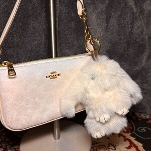 Plush Charm for Coach bags 🐰